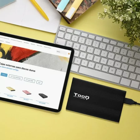 TooQ External Box - For Hard Drives - 2.5" - UBS 2.0 - Black - TQE-2510B