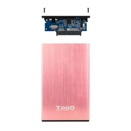 TooQ External Box - For Hard Drives - 2.5" - UBS 2.0 - Pink - TQE-2527P