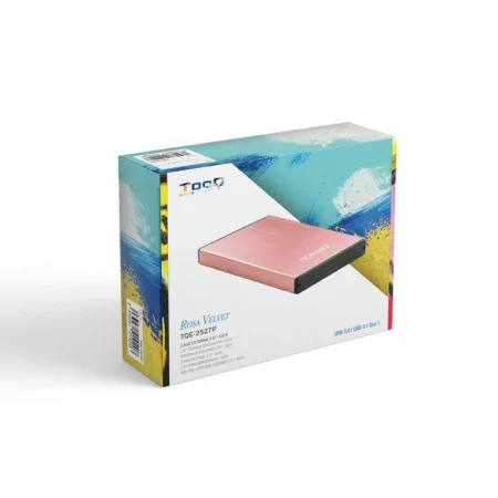 TooQ External Box - For Hard Drives - 2.5" - UBS 2.0 - Pink - TQE-2527P