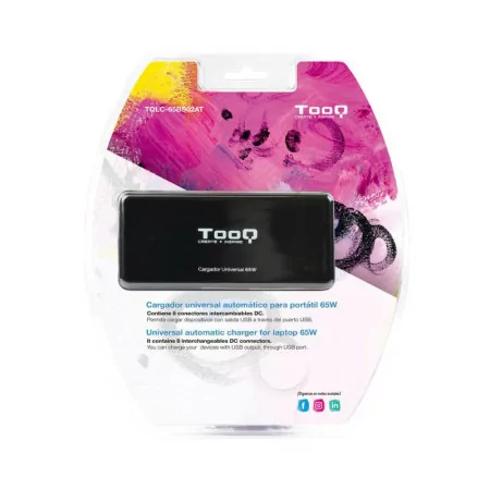 Carregador TooQ - Universal - 65W - Preto - TQLC-65BS02AT|TooQ|8433281007512