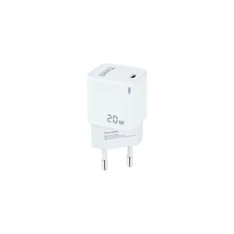 Carregador TooQ - UBS-C - 20W - Branco - TQWC-PD20WT|TooQ|8433281012530 Carregador TooQ - UBS-C - 20W - Branco - TQWC-PD20WT|TooQ|8433281012530