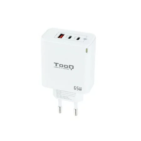Carregador TooQ - USB-C/PD - 65W - Branco - TQWC-GANQC2PD65WT|TooQ|8433281012585
