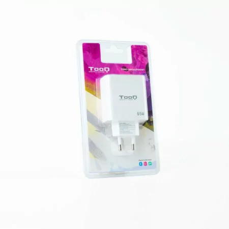 Carregador TooQ - USB-C/PD - 65W - Branco - TQWC-GANQC2PD65WT|TooQ|8433281012585