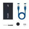 Caixa Externa TooQ - 2,5" SATA - USB3.0 - TQE-2524B|TooQ|8433281007208