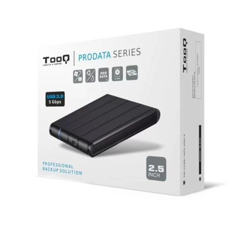 Caixa Externa TooQ - 2,5" SATA - USB3.0 - TQE-2530B