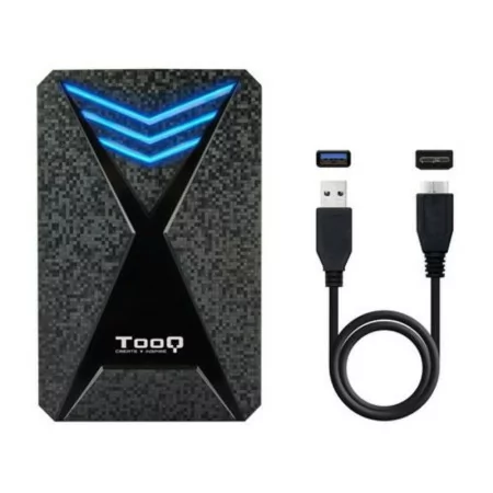 TooQ External Box - 2.5" SATA - Gaming Blue LED - USB3.1 - TQE-2550L