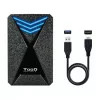 Caixa Externa TooQ - 2,5" SATA - Gaming LED Azul - USB3.1 - TQE-2550L|TooQ|8433281009677