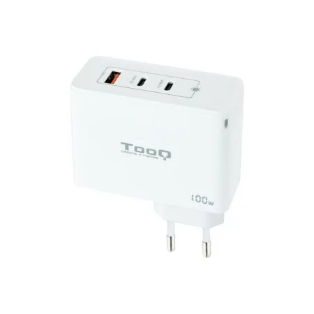 TooQ Wall Charger - GaN - 100W - White - TQWC-GANQC2PD100W