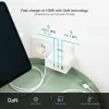 TooQ Wall Charger - GaN - 100W - White - TQWC-GANQC2PD100W