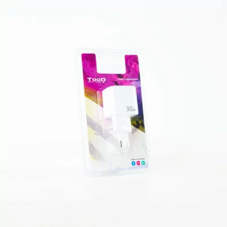 TooQ Wall Charger - GaN - 30W - White - TQWC-GANPD30WT