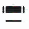 Caixa Externa TooQ - SSD - RGB - Preto - TQE-2222B|TooQ|8433281011373