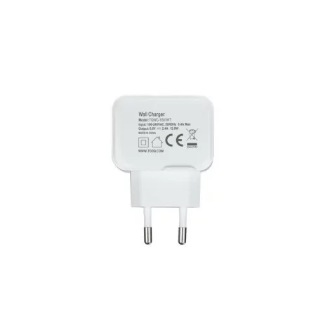 TooQ USB Charger - 12W - White - TQWC-1S01WT