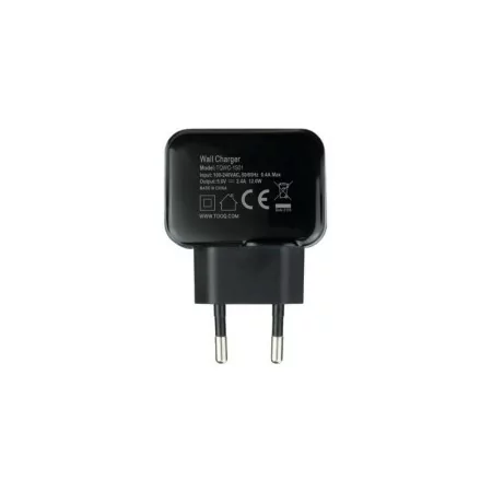 Carregador USB TooQ - 12W - Preto - TQWC-1S01|TooQ|8433281010789