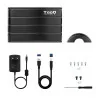 TooQ External Box - For Hard Drives - 3.5" - SATA - Black - TQE-3530B
