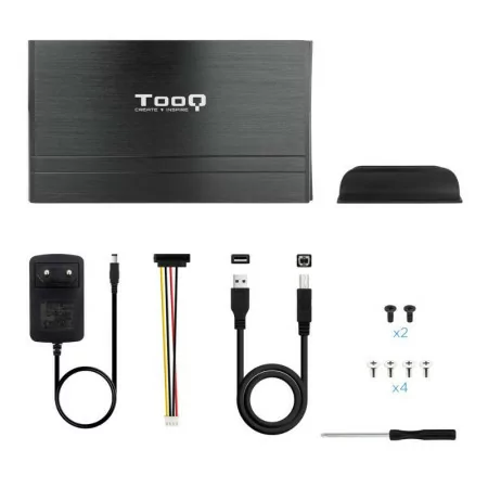 TooQ External Box - For Hard Drives - 3.5" - SATA - TQE-3520B