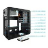 TooQ M-ATX Case - 500W - Black - TQC-4745DU3C-B