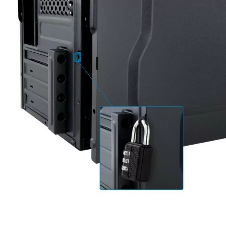 TooQ M-ATX Case - 500W - Black - TQC-4745DU3C-B