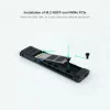 TooQ External Enclosure - SSD - Black - TQE-2223B