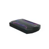 TooQ External Box - HDD/SSD - 2.5" - Black - RGB - TQE-2599RGB