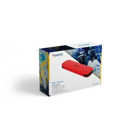Caixa Externa TooQ - SSD - Vermelho - TQE-2201R|TooQ|8433281013940