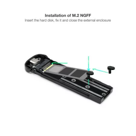 Caixa Externa TooQ - SSD - Prata - TQE-2202S|TooQ|8433281013964