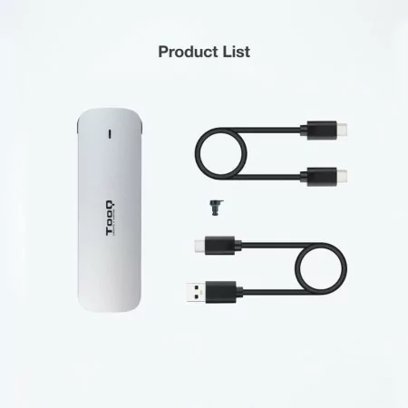 Caixa Externa TooQ - SSD - Prata - TQE-2202S|TooQ|8433281013964