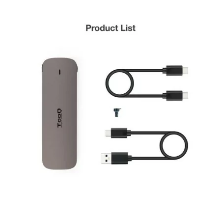 Caixa Externa TooQ - SSD - Castanha - TQE-2202BR|TooQ|8433281013957