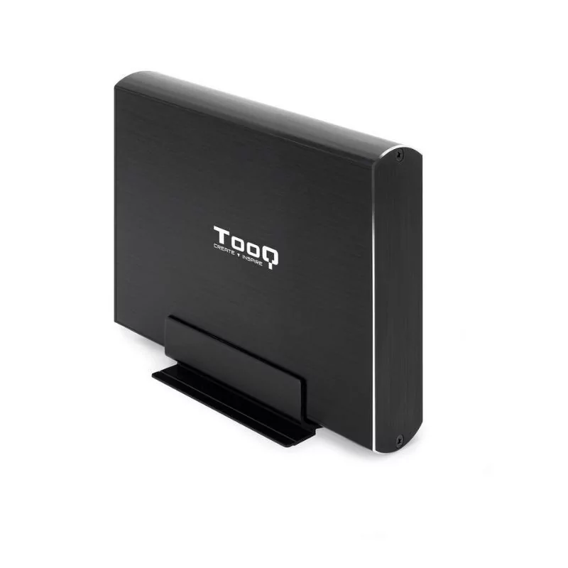 TooQ External Box - For Hard Drives - 3.5" - SATA - Black - TQE-3531B