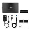 Caixa Externa TooQ - P/ Discos Rígidos - 3.5" - SATA - Preto - TQE-3531B|TooQ|8433281009691