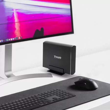 TooQ External Box - For Hard Drives - 3.5" - SATA - Black - TQE-3531B