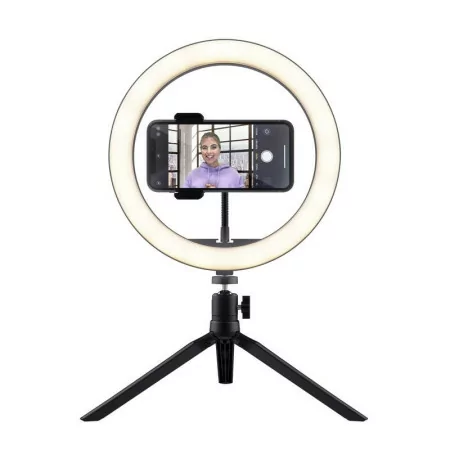 Trust 2 in 1 Streaming Kit - Luminous Ring + Green Screen - 24881