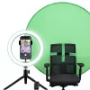 Trust 2 in 1 Streaming Kit - Luminous Ring + Green Screen - 24881