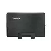 TooQ External Box - For Hard Drives - 3.5" SATA - USB 2.0 - Black - TQE-3509B