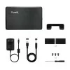 TooQ External Box - For Hard Drives - 3.5" SATA - USB 2.0 - Black - TQE-3509B