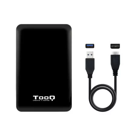 TooQ External Box - For Hard Drives - 2.5" SATA - USB 3.0 - Black - TQE-2538B