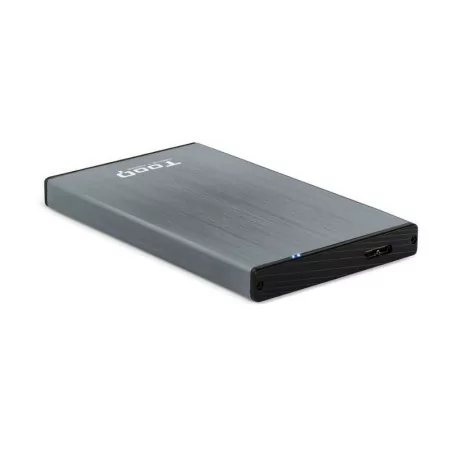 Caixa Externa TooQ - P/ Discos - 2,5" - HDD/SSD - Cinza - TQE-2527G|TooQ|8433281009646