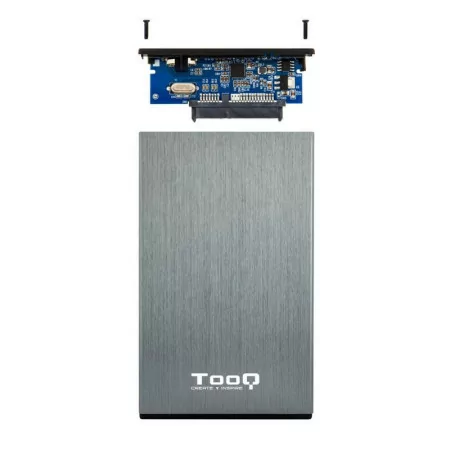 Caixa Externa TooQ - P/ Discos - 2,5" - HDD/SSD - Cinza - TQE-2527G|TooQ|8433281009646