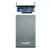 Caixa Externa TooQ - P/ Discos - 2,5" - HDD/SSD - Cinza - TQE-2527G|TooQ|8433281009646