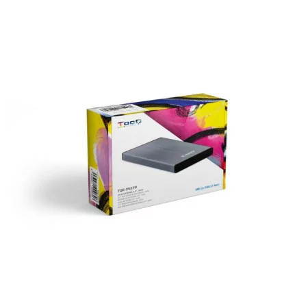 TooQ External Box - For Discs - 2.5" - HDD/SSD - TQE-2527G