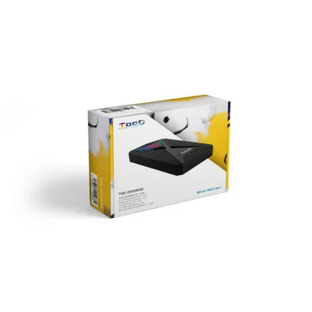 External Box 2.5" SATA TooQ - Gaming RGB USB3.1 - TQE-2550