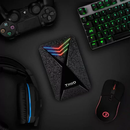 External Box 2.5" SATA TooQ - Gaming RGB USB3.1 - TQE-2550