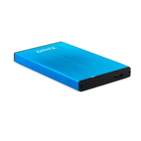 External Box 2.5" SATA TooQ - Blue Aluminum USB3.1 - TQE-2527BL