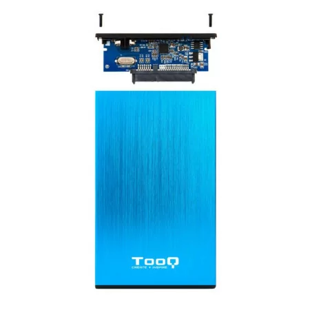 External Box 2.5" SATA TooQ - Blue Aluminum USB3.1 - TQE-2527BL