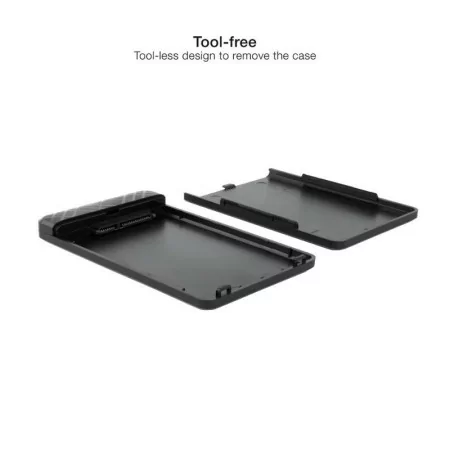 Caixa Externa TooQ - P/ Discos - 2,5" - HDD/SSD - Preto - TQE-2500B|TooQ|8433281013544