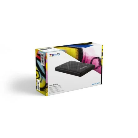 Caixa Externa TooQ - P/ Discos - 2,5" - HDD/SSD - Preto - TQE-2500B|TooQ|8433281013544