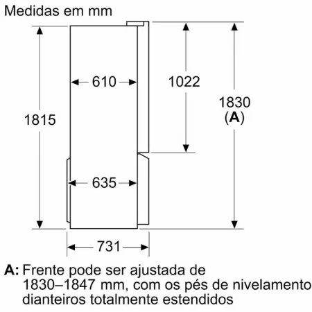 Frigorificos Side By Side Siemens - 605L - No Frost - Classe E - Inox - KF96NVPEA|Siemens|4242003896006