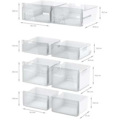 Frigorificos Side By Side Siemens - 605L - No Frost - Classe E - Inox - KF96NVPEA|Siemens|4242003896006