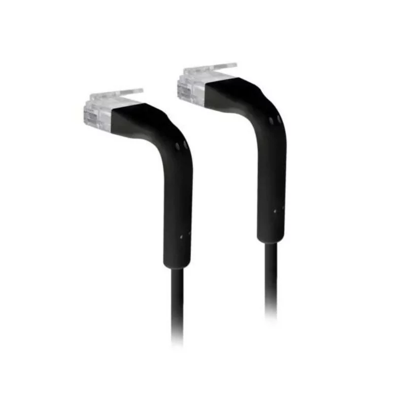 Ubiquiti RJ45 CAT6 Network Cable - Foldable - 1M - Black Ubiquiti RJ45 CAT6 Network Cable - Foldable - 1M - Black