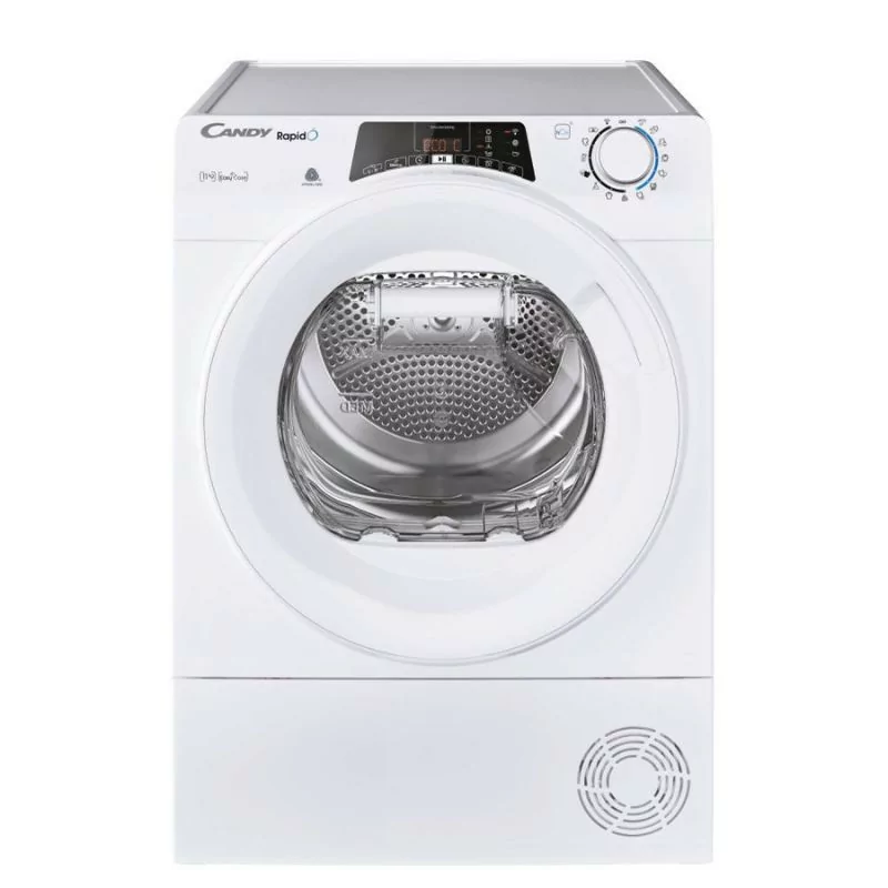 Candy Clothes Dryer - 11Kg - Heat Pump - Class A++ - White - ROE H11A2TE-S Candy Clothes Dryer - 11Kg - Heat Pump - Class A++ - White - ROE H11A2TE-S