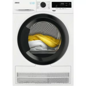 Máquina de Secar Roupa Bomba de Calor Zanussi 8Kg - Classe A+++ - Branca - ZDHK286H